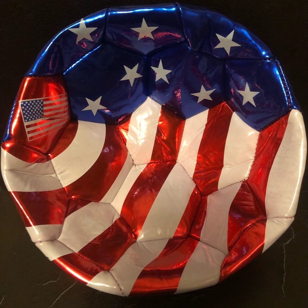 American flag soccer’s ball
